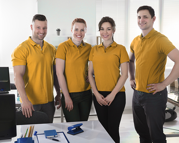 equipe vestido com o uniforme